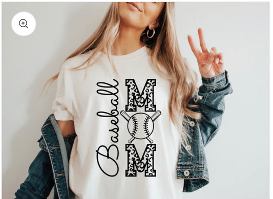 BASEBALL MOM TSHIRT