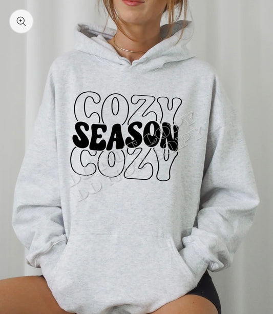 COZY SEASON COZY TRIPLE STACKED ON ANY SWEATSHIRT