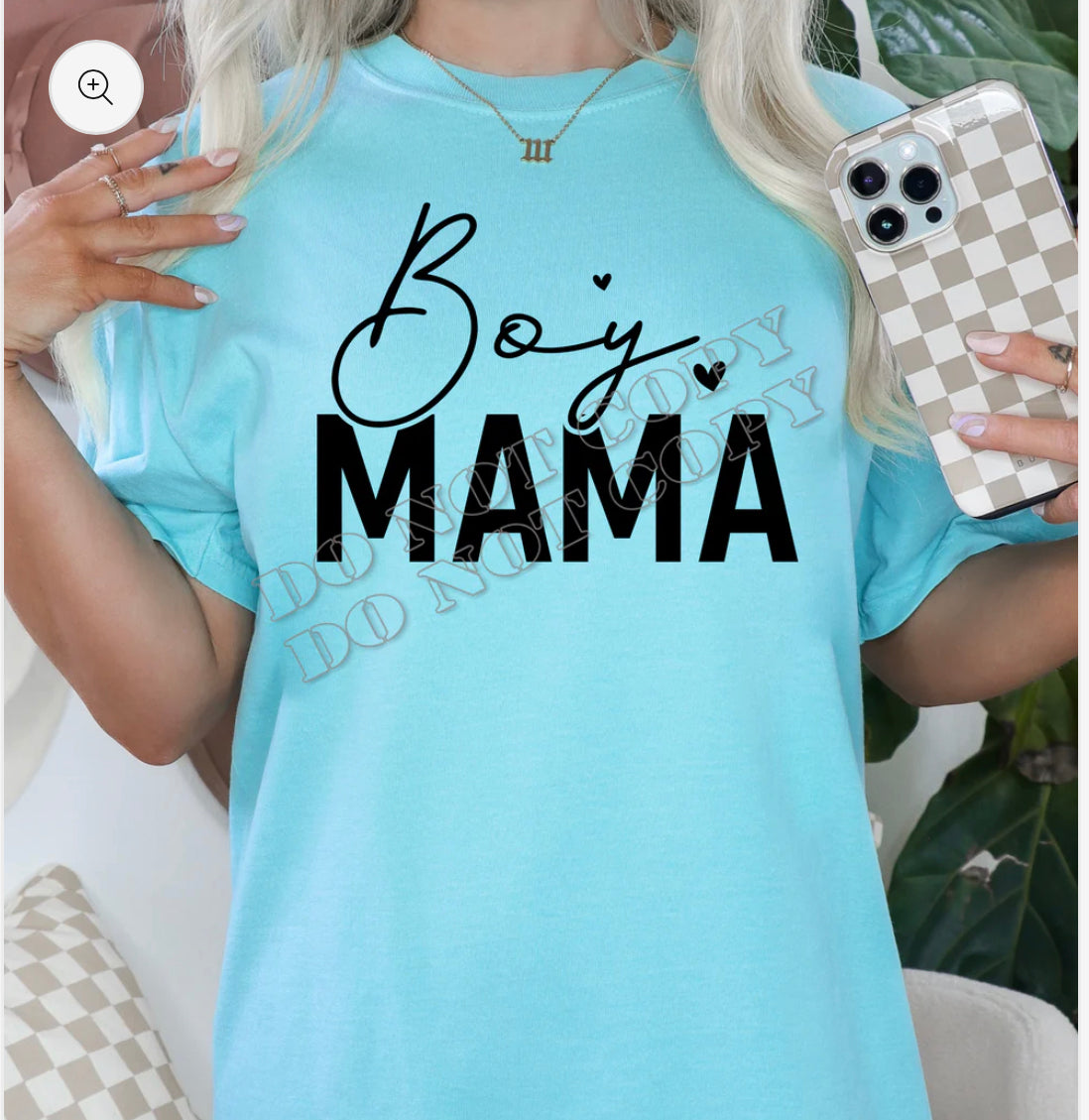 BOY MAMA PRINT TSHIRT