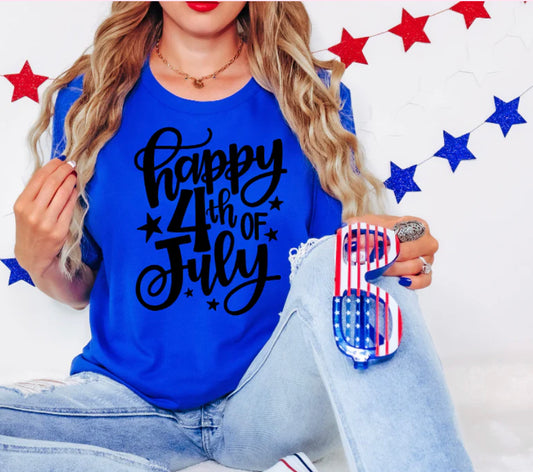 HAPPY 4TH OF JULY TSHIRT