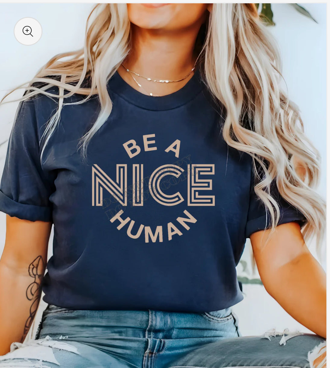 BE A NICE HUMAN TSHIRT