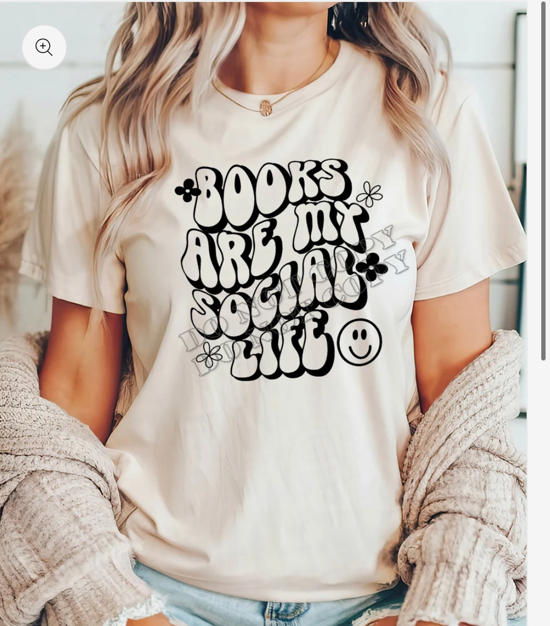 BOOKS ARE MY SOCIAL LIFE TSHIRT